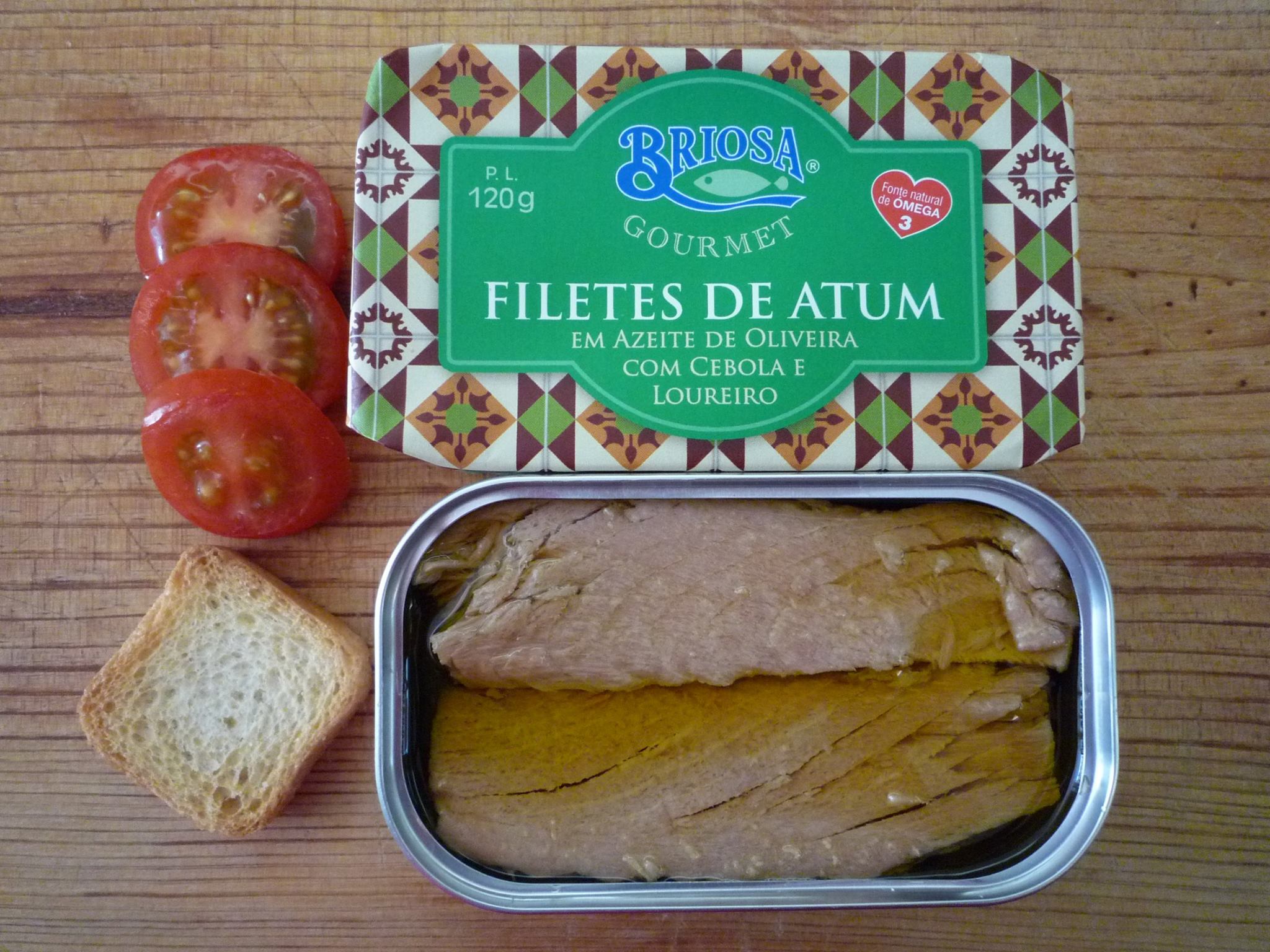 Briosa Gourmet Tuna Fillets in Olive Oil with Onion and Laurel