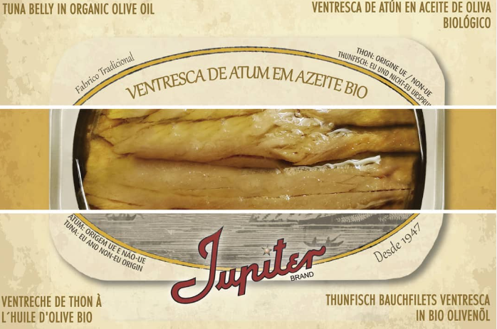 Jupiter Tuna Ventresca (Tuna Belly) in Organic Olive Oil