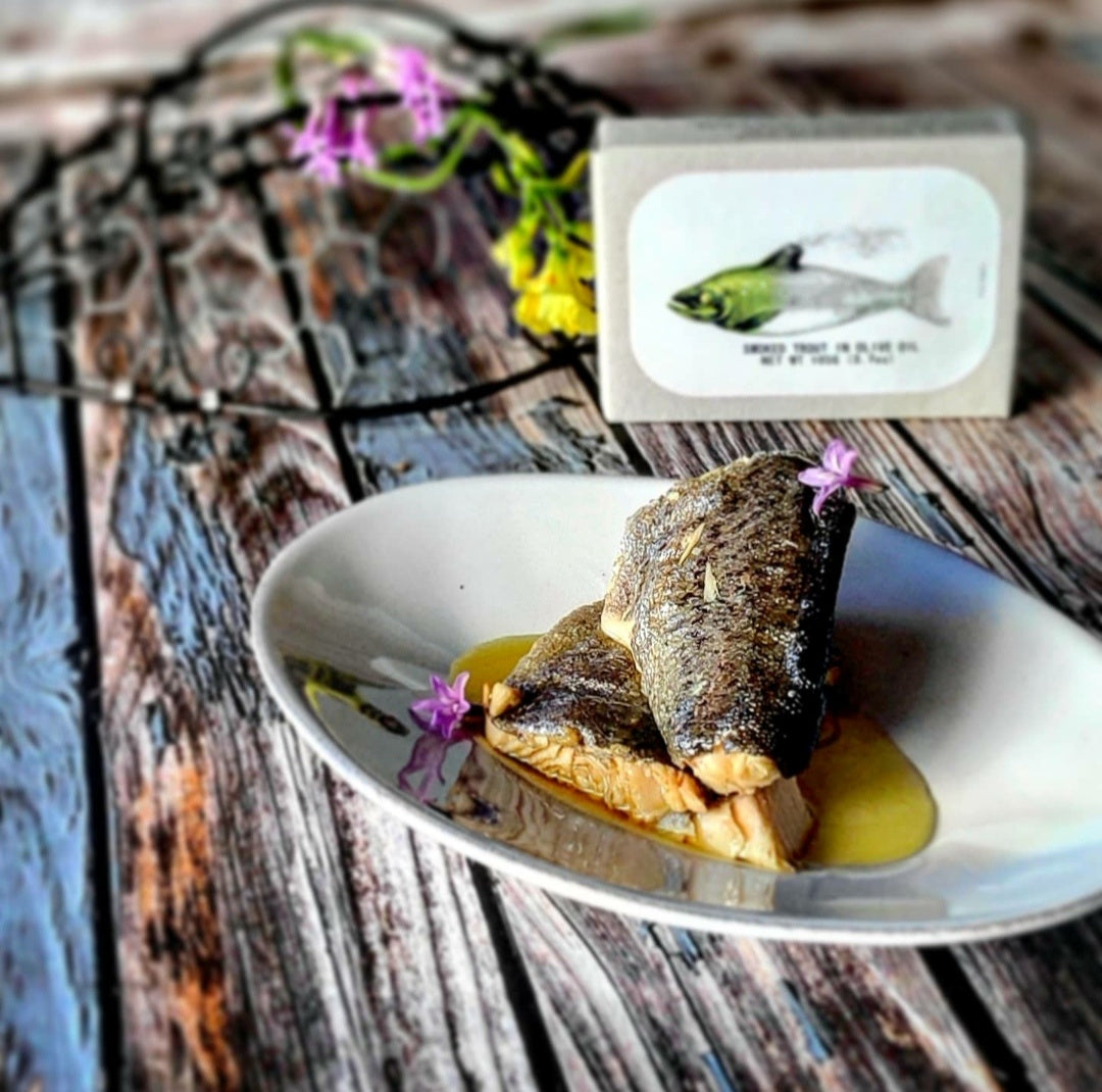 Jose Gourmet Smoked Trout Fillets in Olive Oil