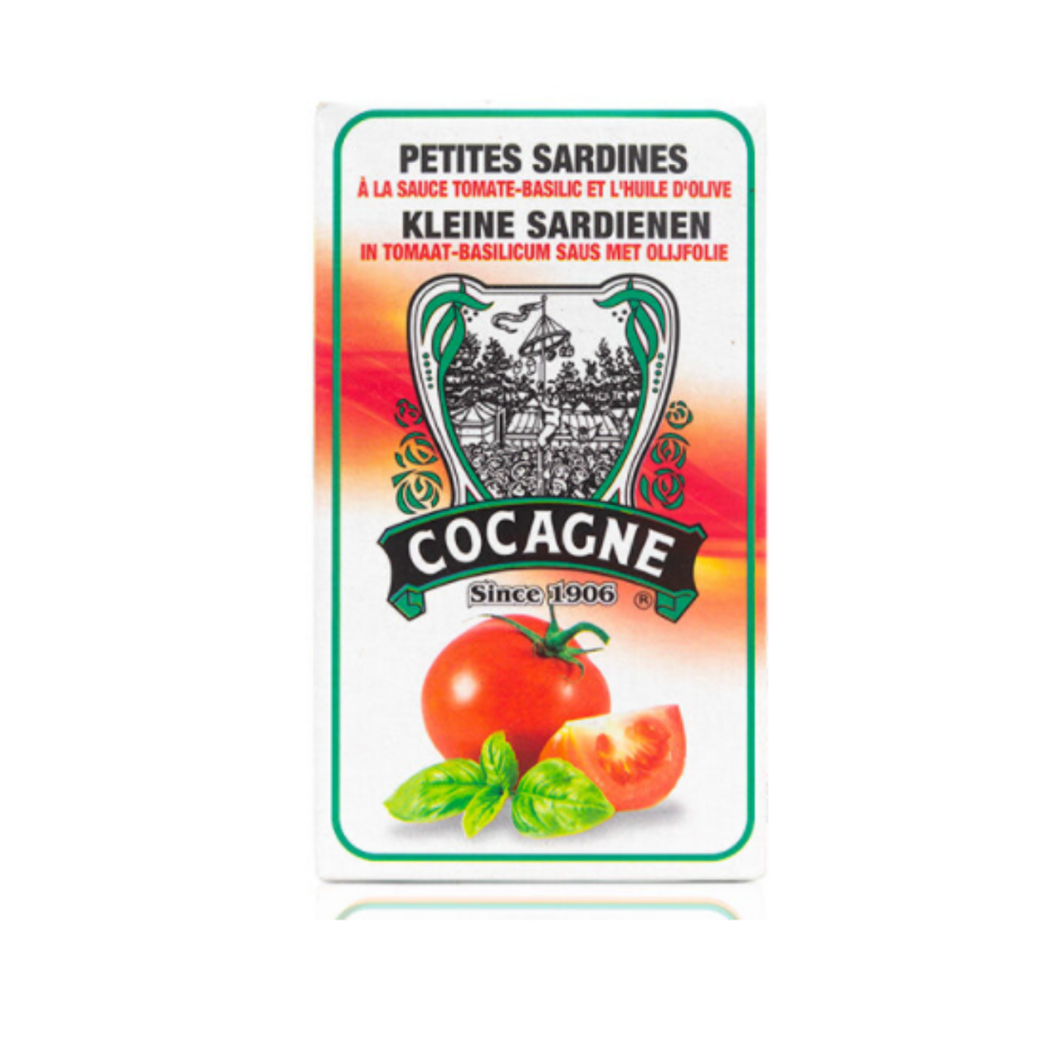 Cocagne Small Sardines in Tomato Sauce with Basil and Olive Oil