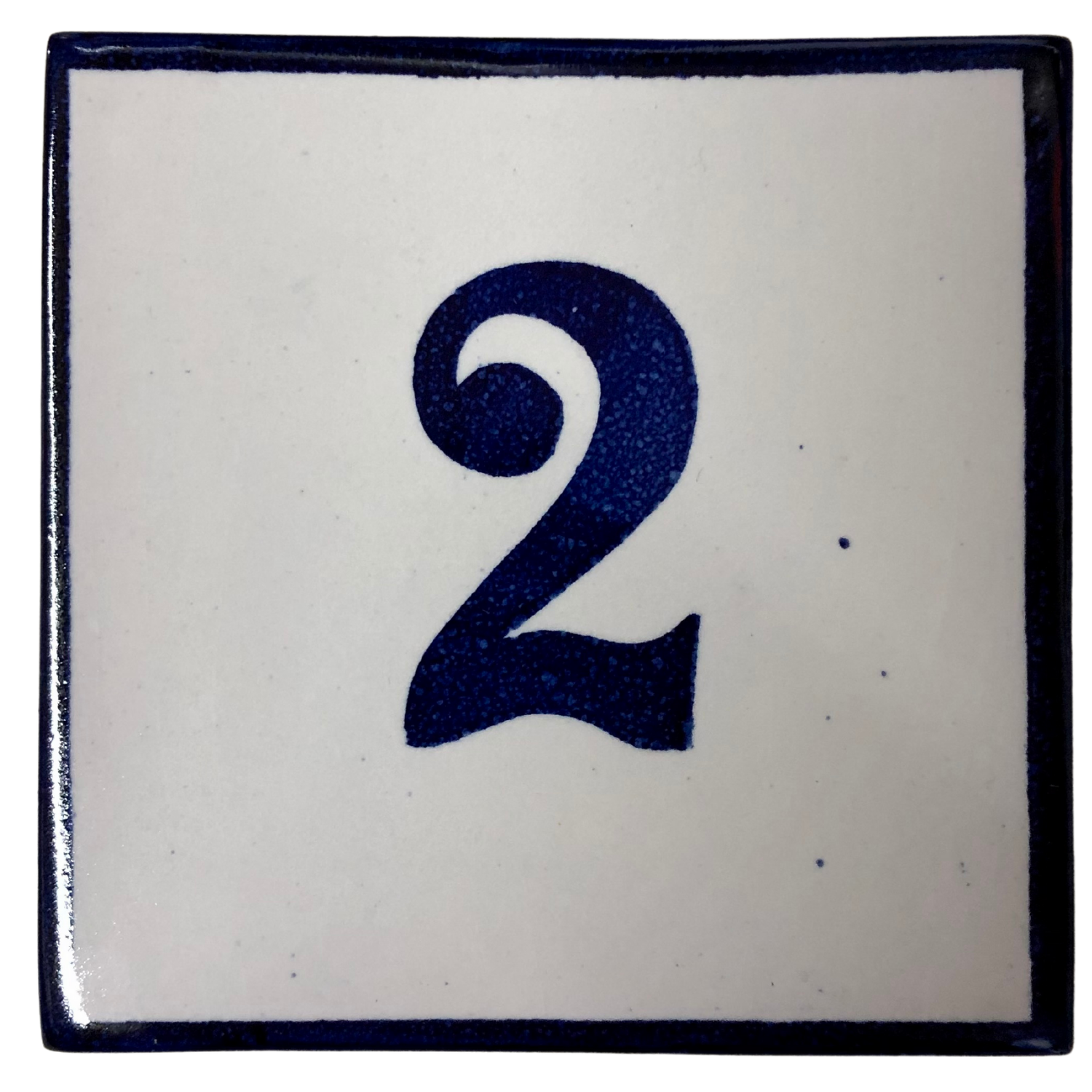 Cerâmica Vieira Hand-Painted Portuguese Numbered Tile 2