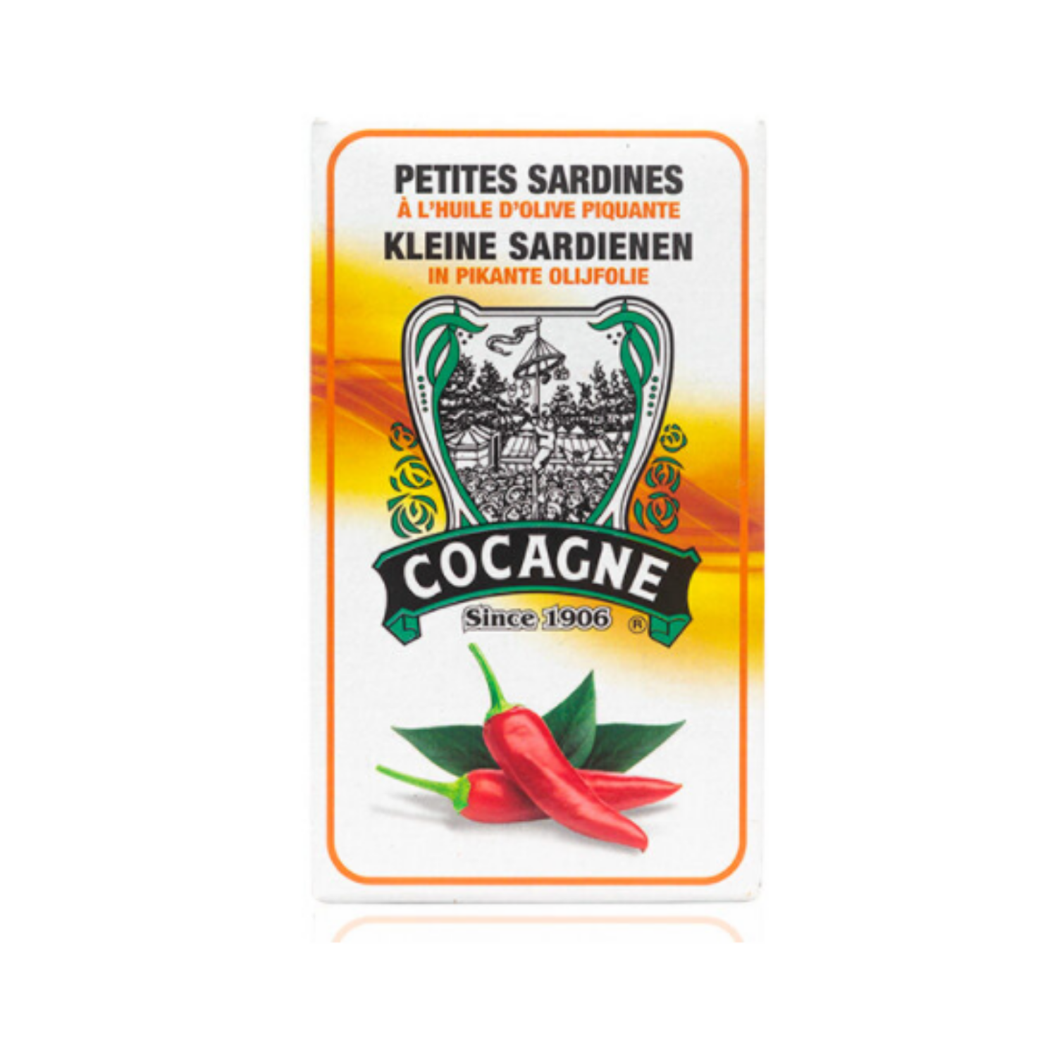 Cocagne Small Sardines in Olive Oil with Chili Pepper