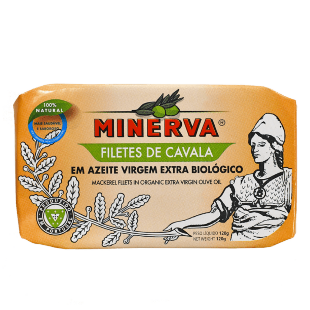 Minerva Mackerel Fillets in Organic Extra Virgin Olive Oil