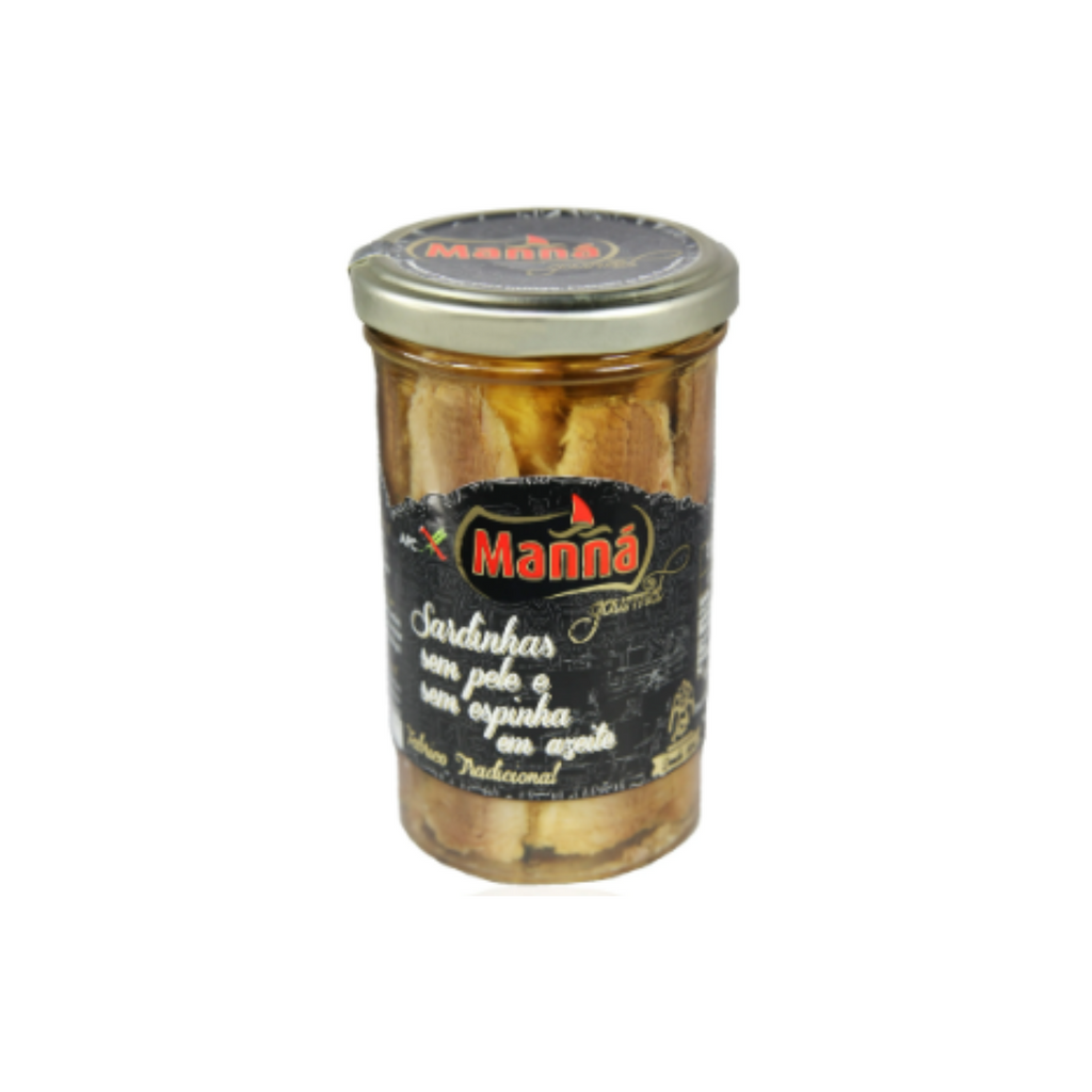 Manná Gourmet Skinless and Boneless Sardines in Olive Oil