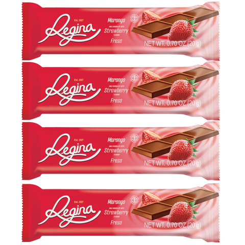 Regina Strawberry Flavored Milk Chocolate - 4 Pack – Portugalia