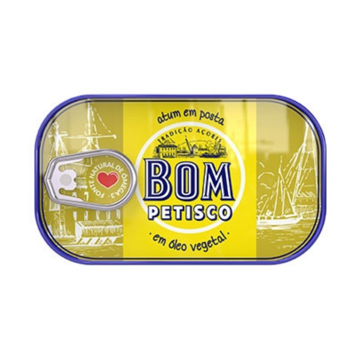 Bom Petisco Solid Tuna Vegetable Oil 120gr