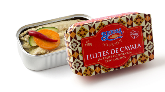 Briosa Gourmet Spiced Mackerel Fillets in Olive Oil