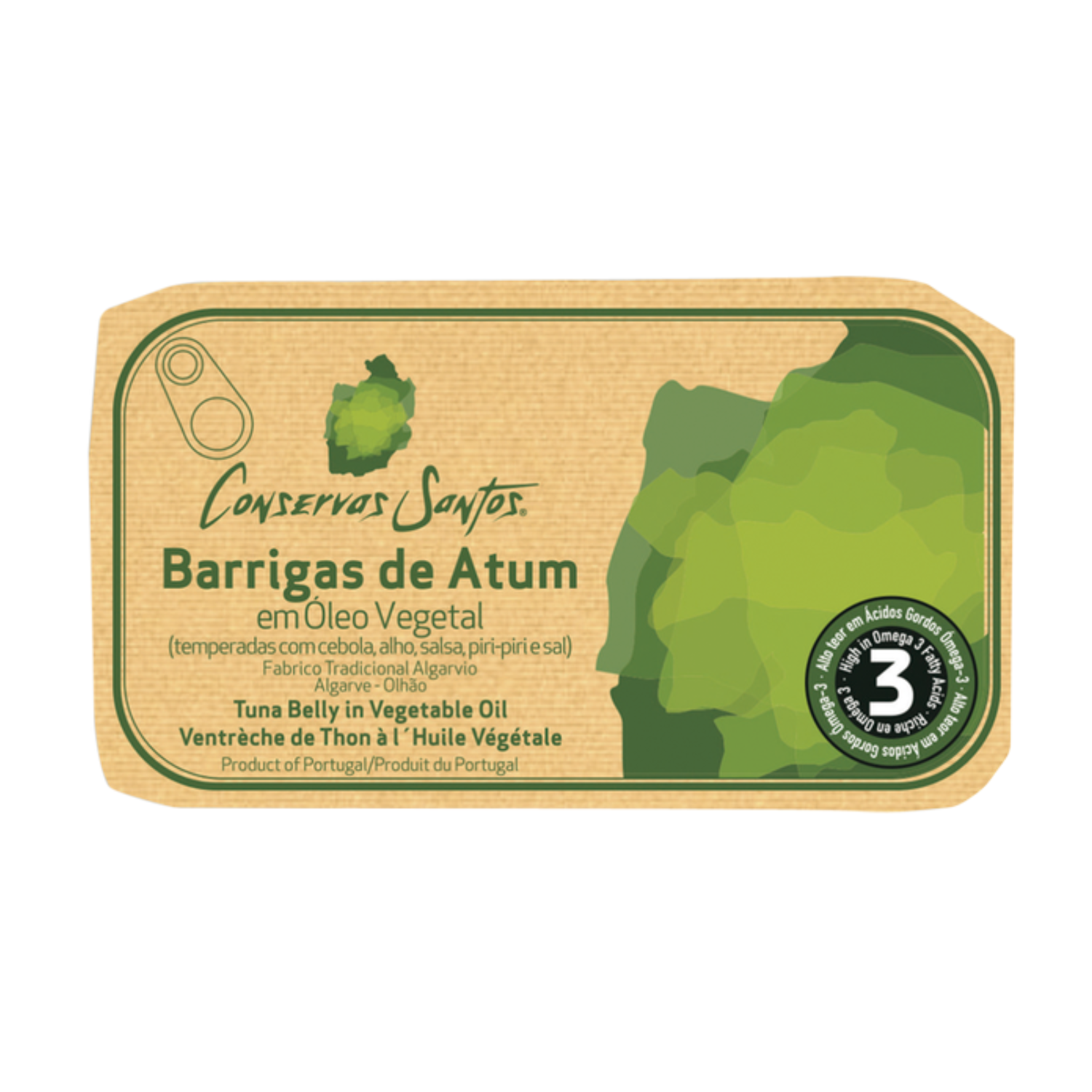 Conservas Santos Tuna Belly in Vegetable Oil