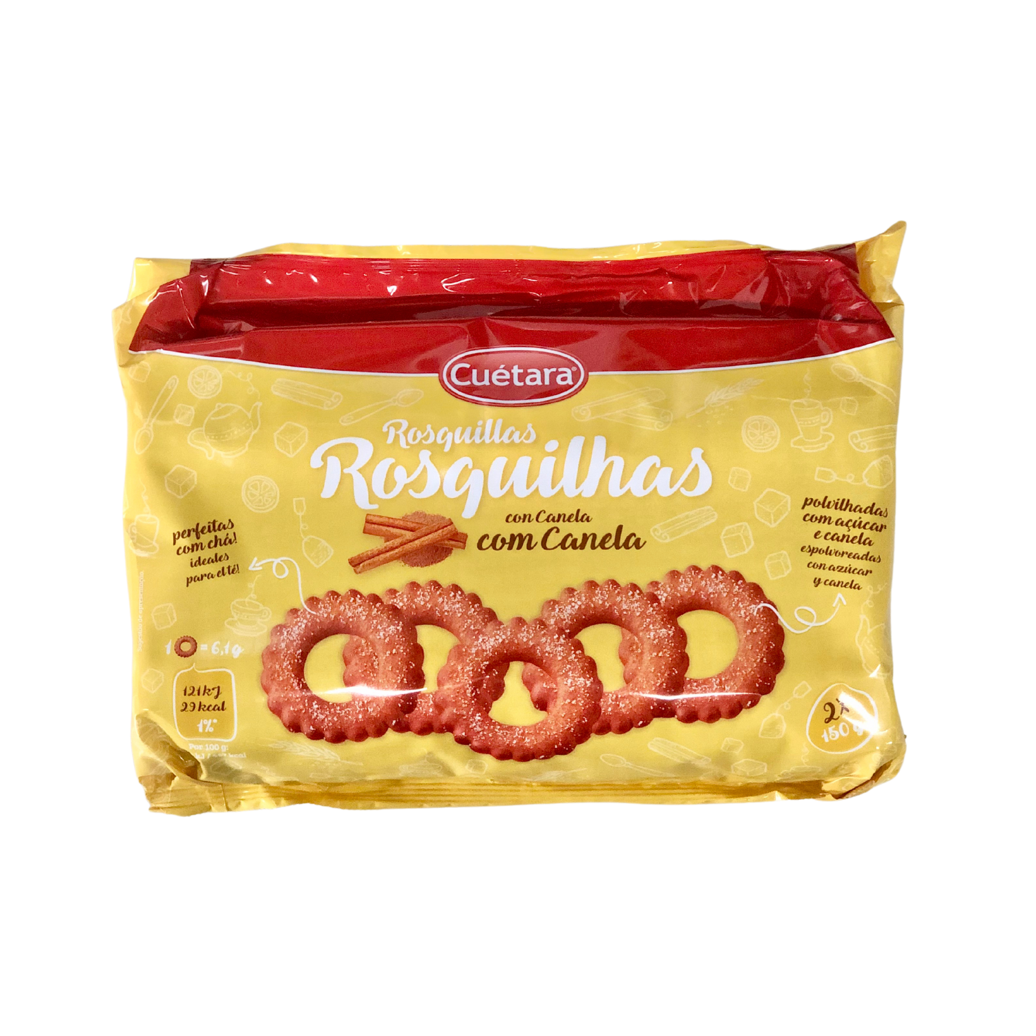 Cuétara Bolacha Cinnamon Rosquilhas