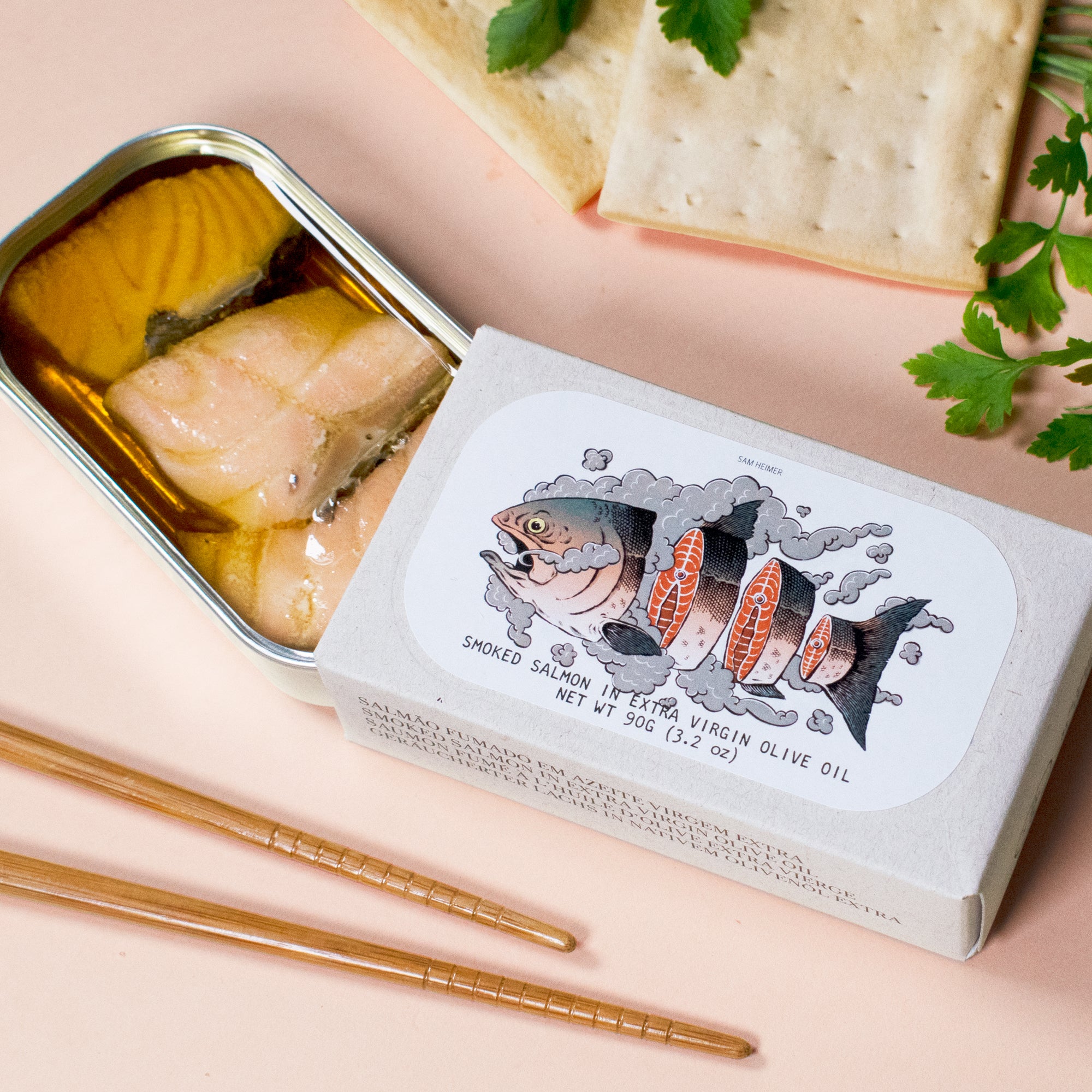 Jose Gourmet Smoked Salmon in Extra Virgin Olive Oil