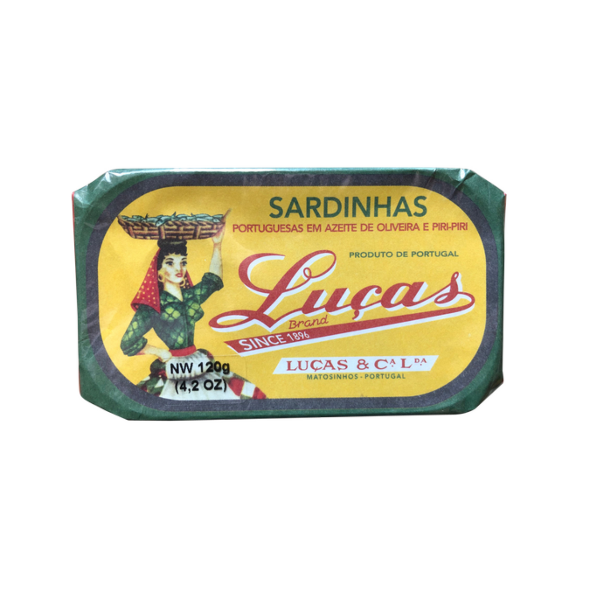 Luças Sardines Oil Piri Piri