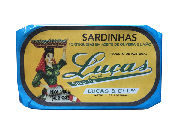 Luças Sardines in Olive Oil and Lemon