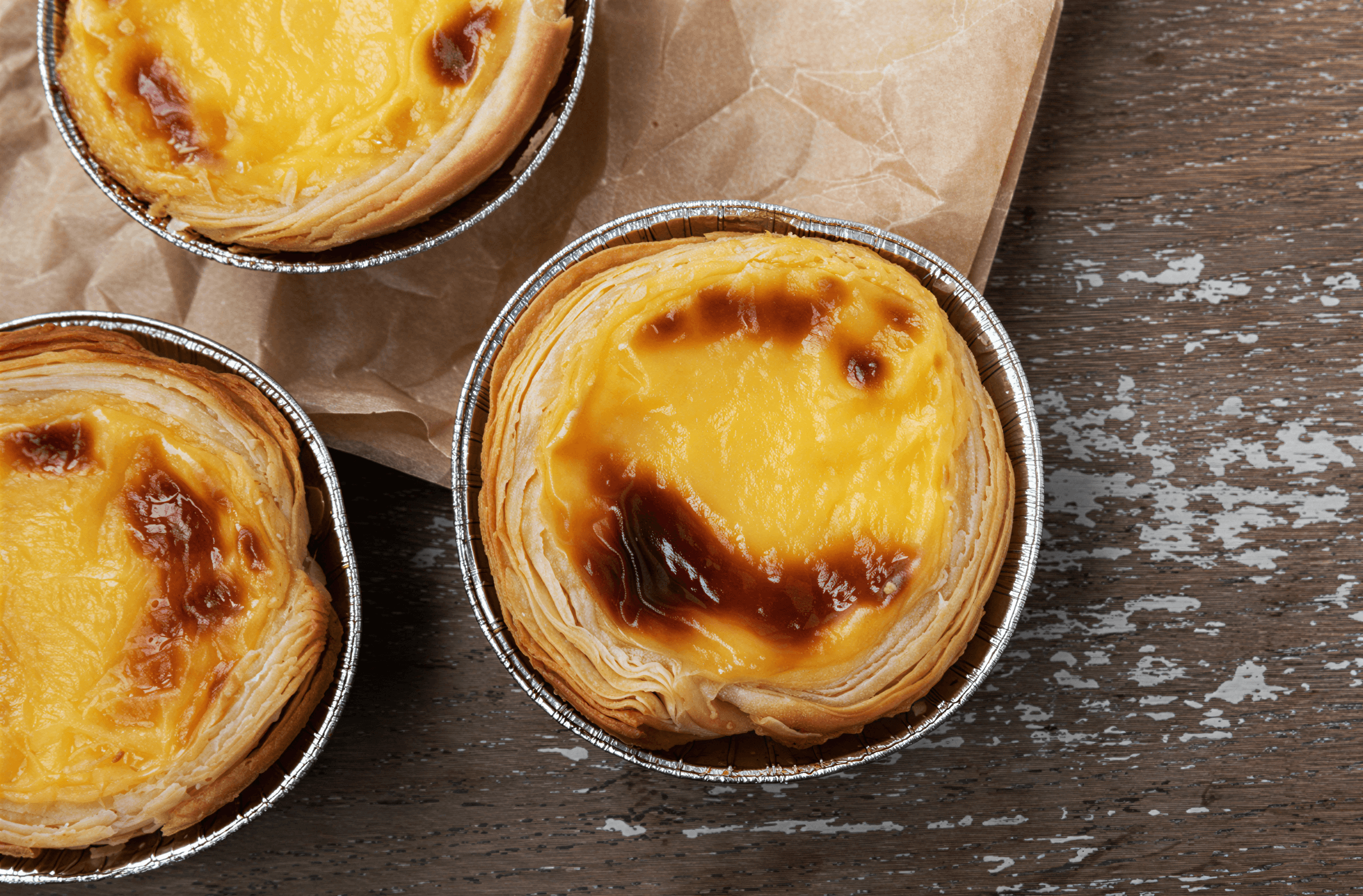 Portuguese Custard Tarts (Pastel de Nata)