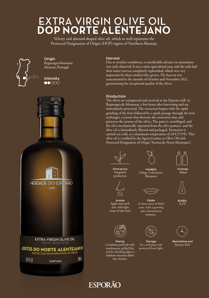 Herdade do Esporão North Alentejano Extra Virgin Olive Oil DOP - 500 ml