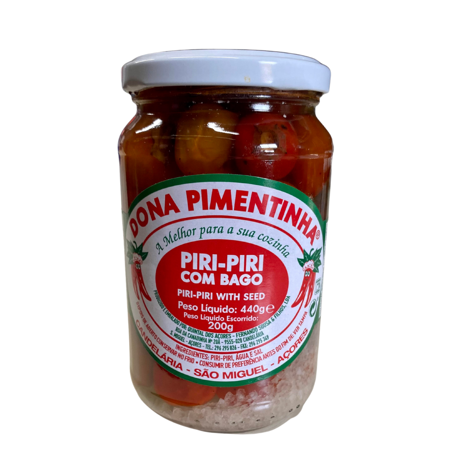 Dona Pimentinha Piri-Piri com Bago