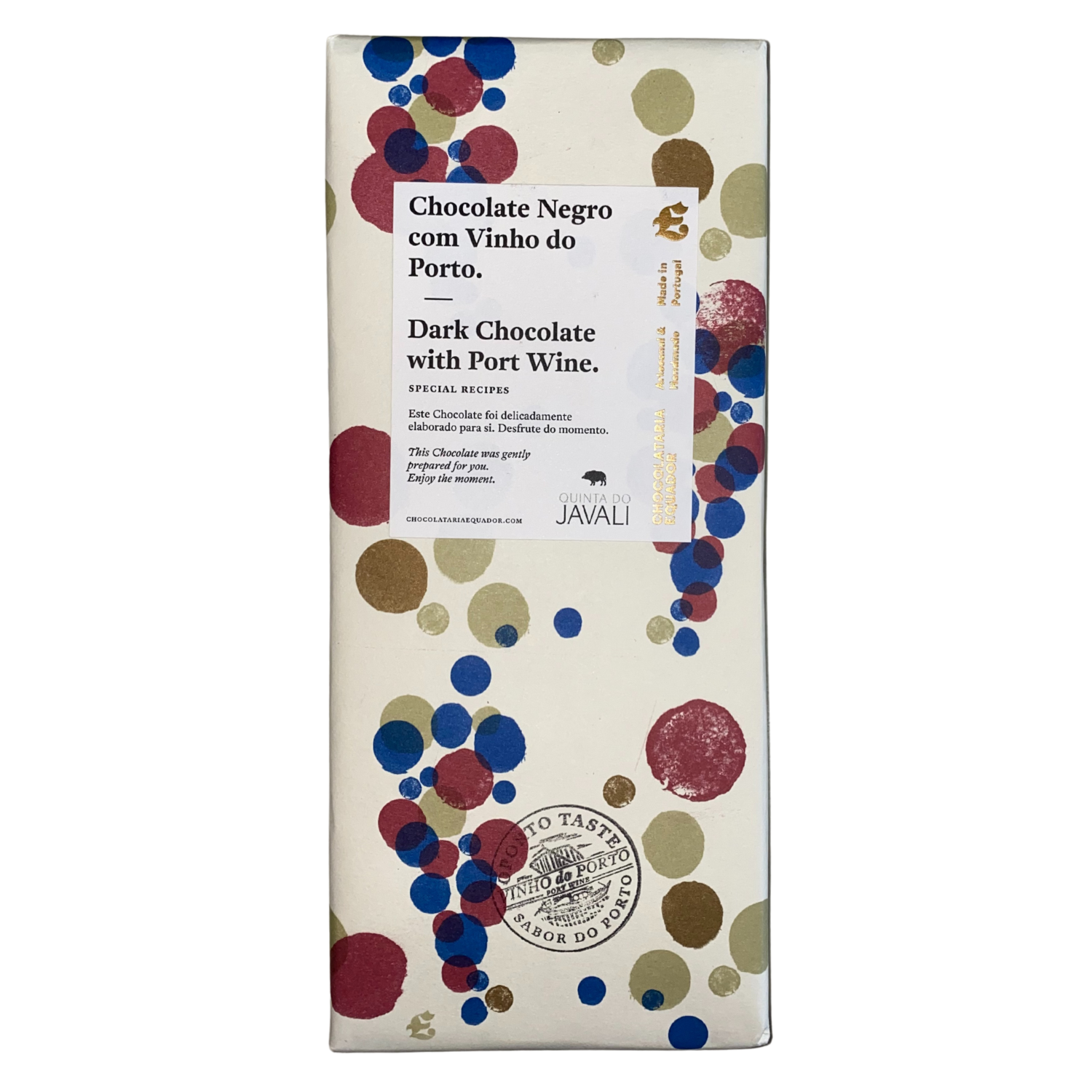 Chocolataria Equador Dark Chocolate with Port Wine