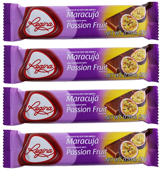 Regina Passion Fruit Flavored Milk Chocolate 4 Pack