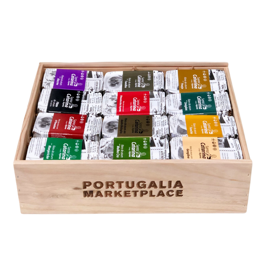 Santa Catarina Gourmet Tuna Fillets Wooden Gift Box