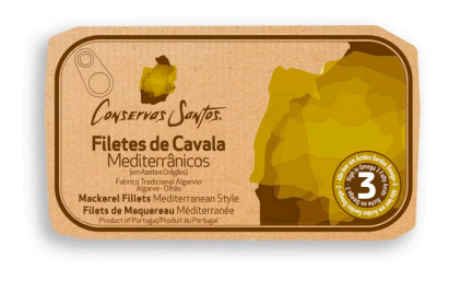 Conservas Santos Mackerel Fillets Mediterranean Style
