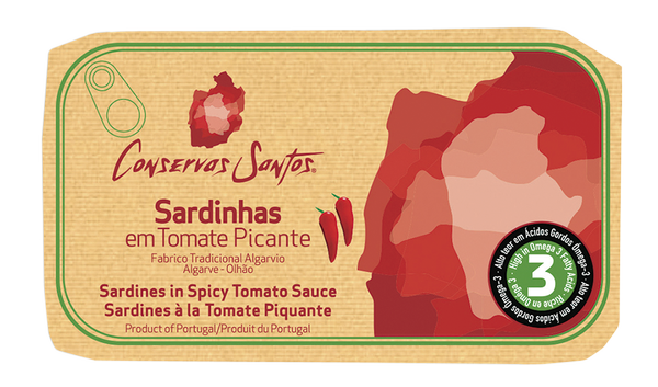 Conservas Santos Sardines in Spicy Tomato Sauce