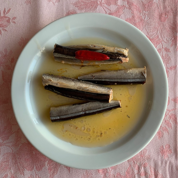 Ati Manel Garfish in Spiced Olive Oil