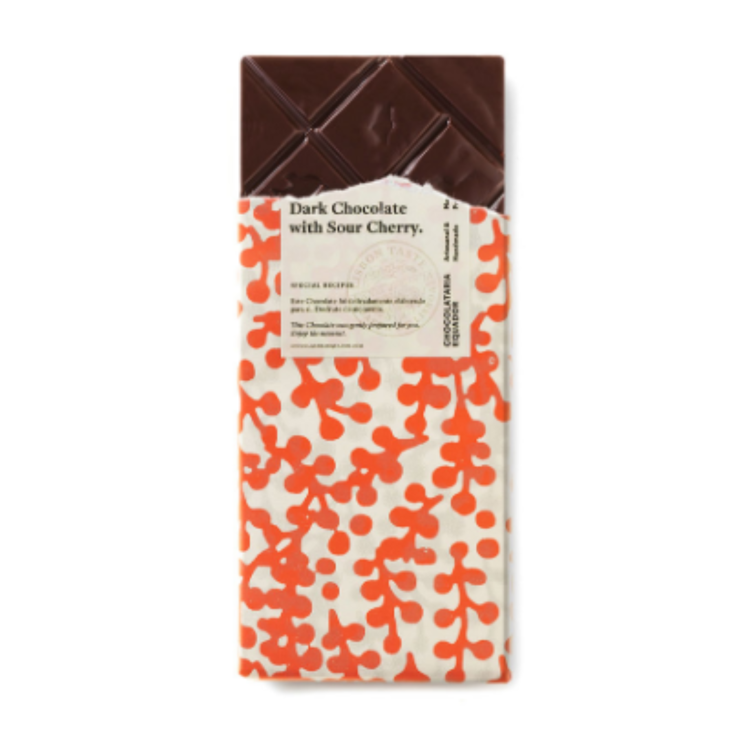 Chocolataria Equador Dark Chocolate with Sour Cherry