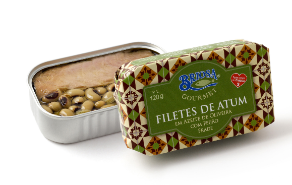 Briosa Gourmet Tuna Fillets in Olive Oil with Black Eyed Peas