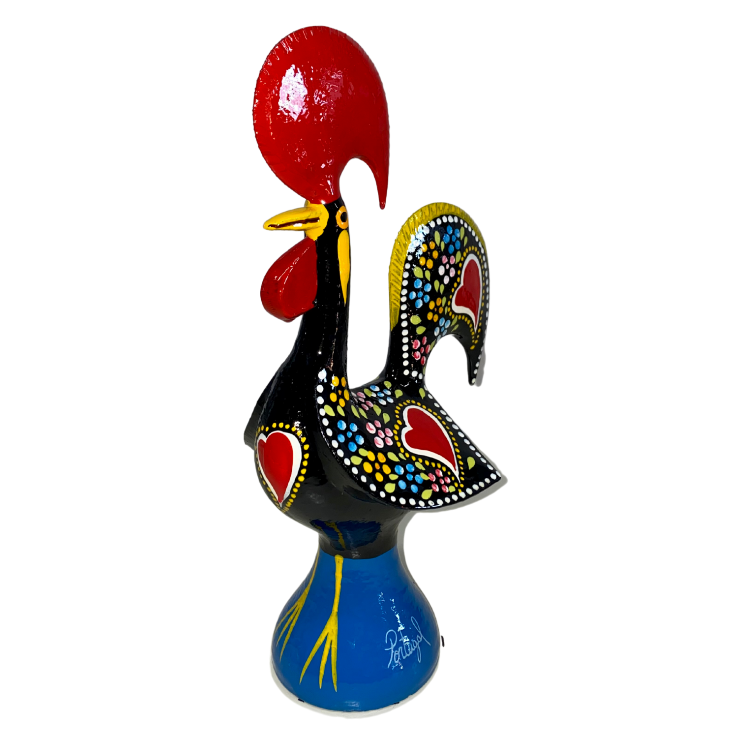 7 inch Galo Barcelos Traditional Hand-Crafted Metal Rooster