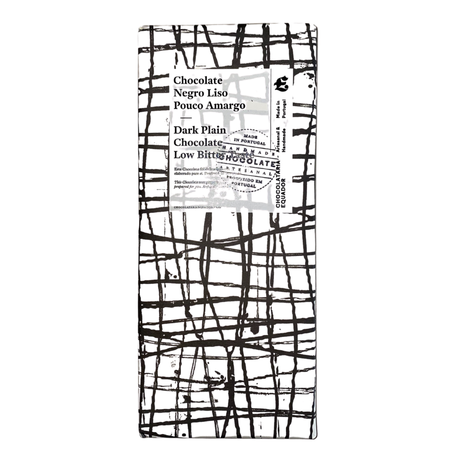 Chocolataria Equador Dark Plain Chocolate - Low Bitter Taste