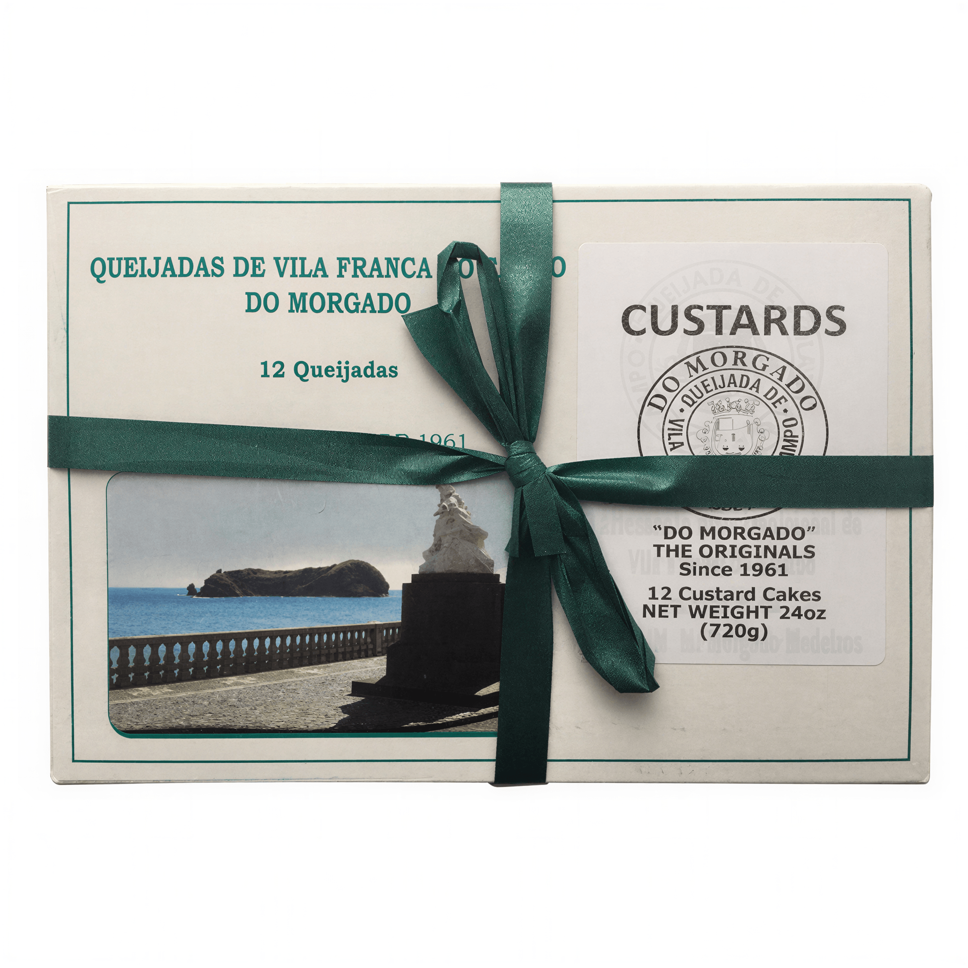 A 12-pack of Queijadas De Vila Franca Do Campo Do Morgado Portuguese Custard Cakes