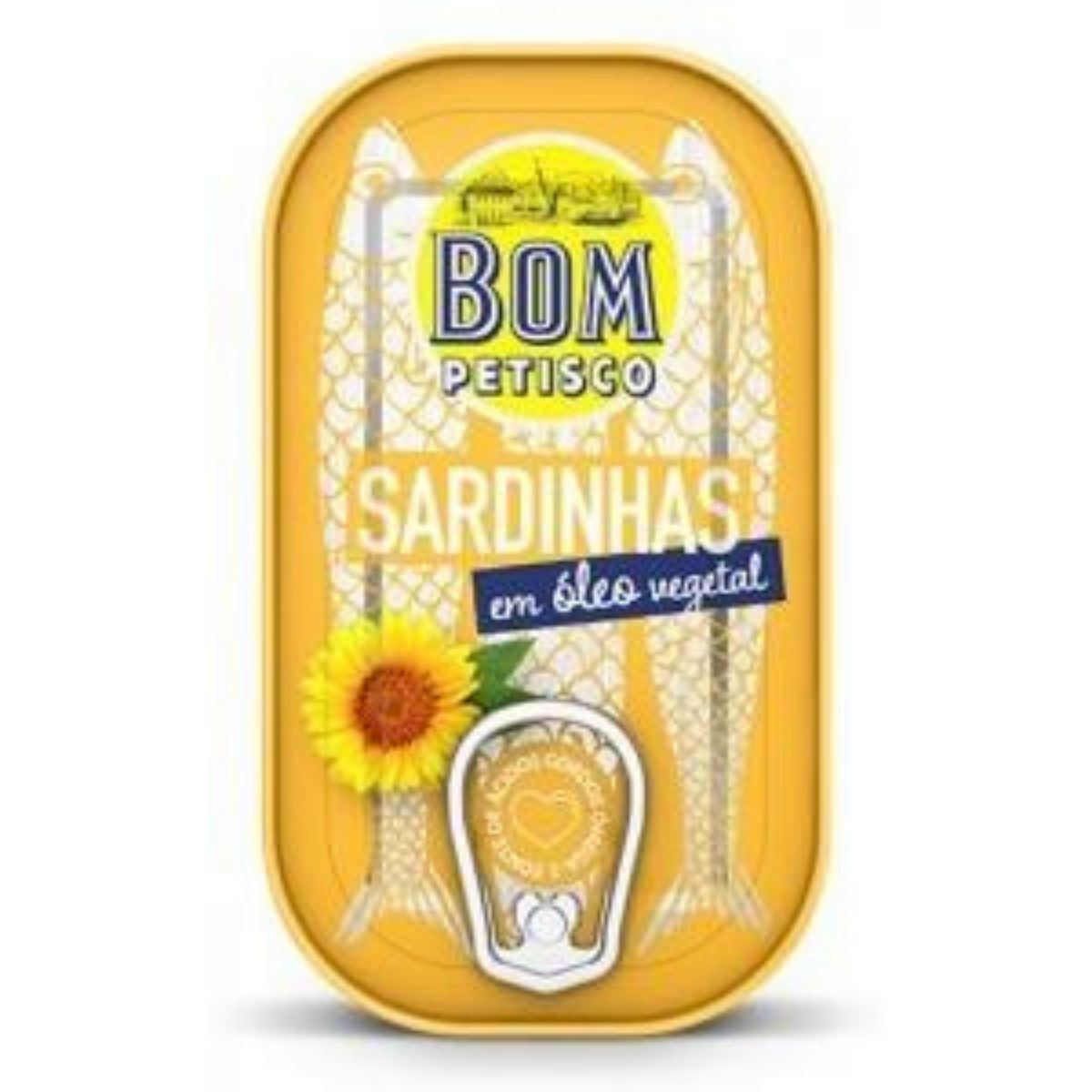 Bom Petisco Sardines Sunflower Oil 120gr