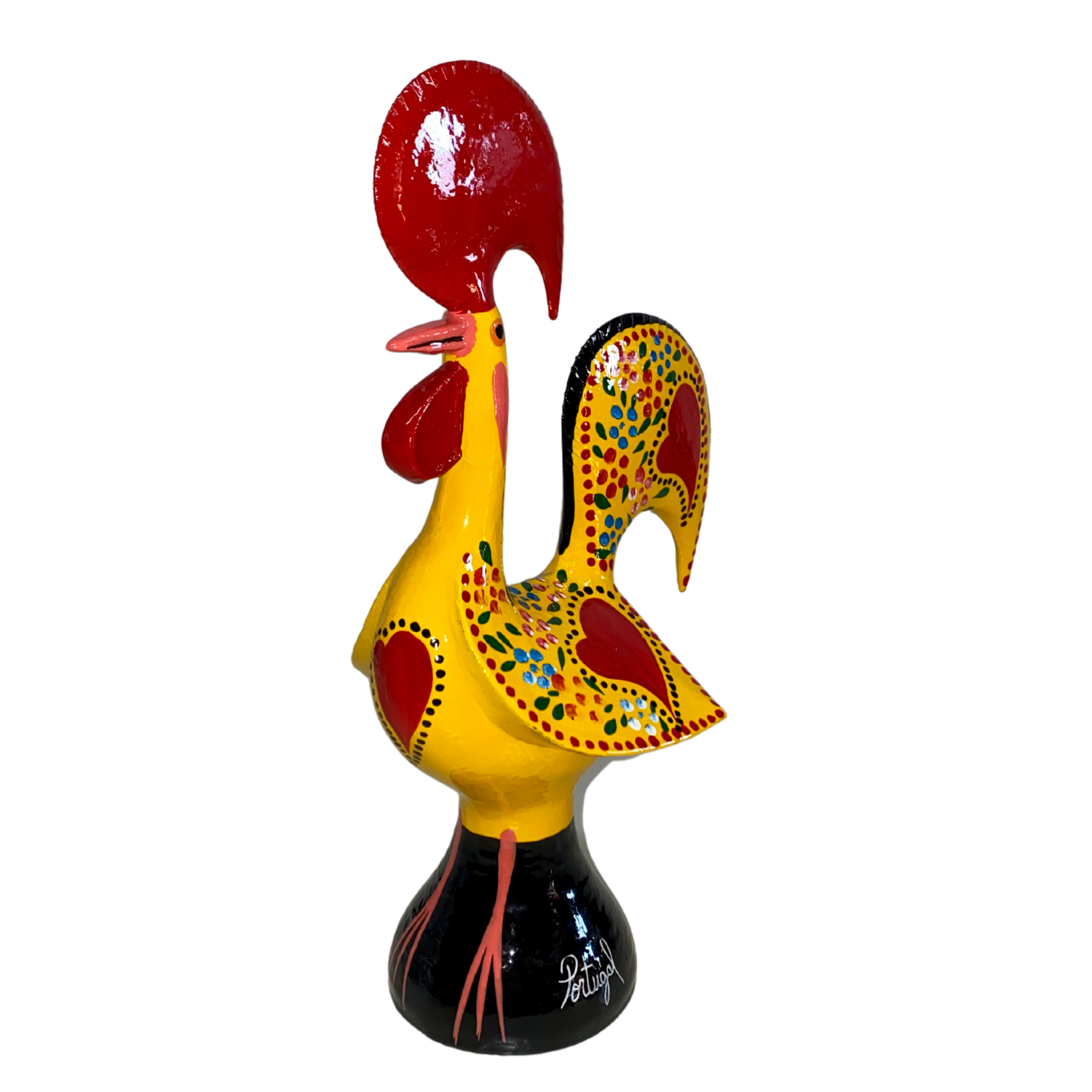 7 inch Galo Barcelos Traditional Hand-Crafted Metal Rooster