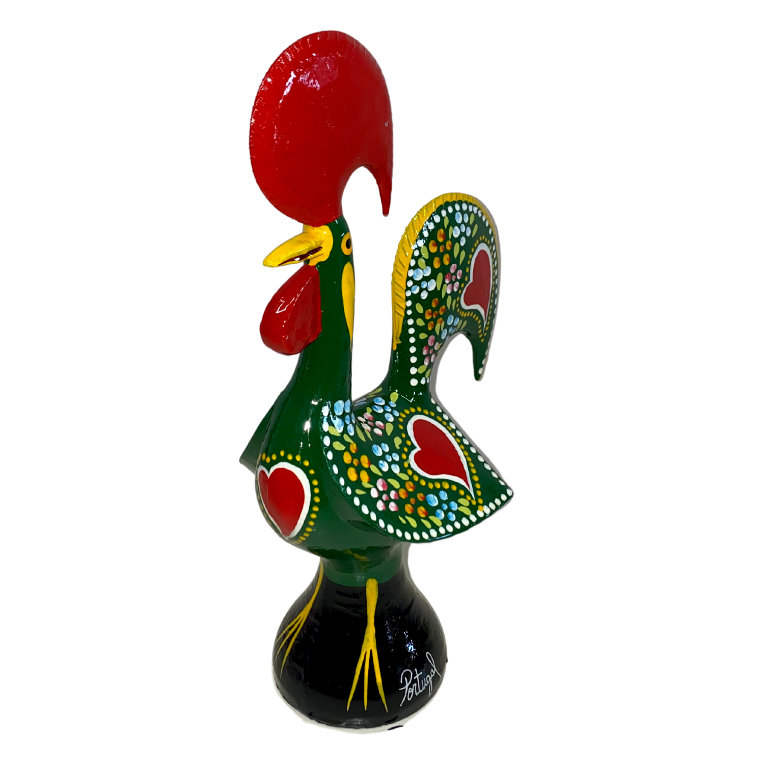 7 inch Galo Barcelos Traditional Hand-Crafted Metal Rooster