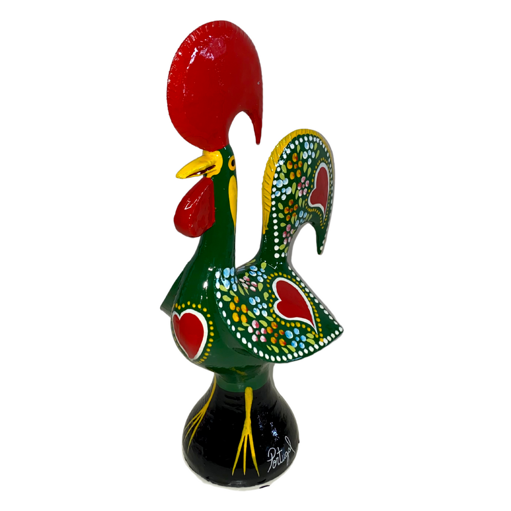 7.5 inch Galo Barcelos Traditional Hand-Crafted Metal Rooster