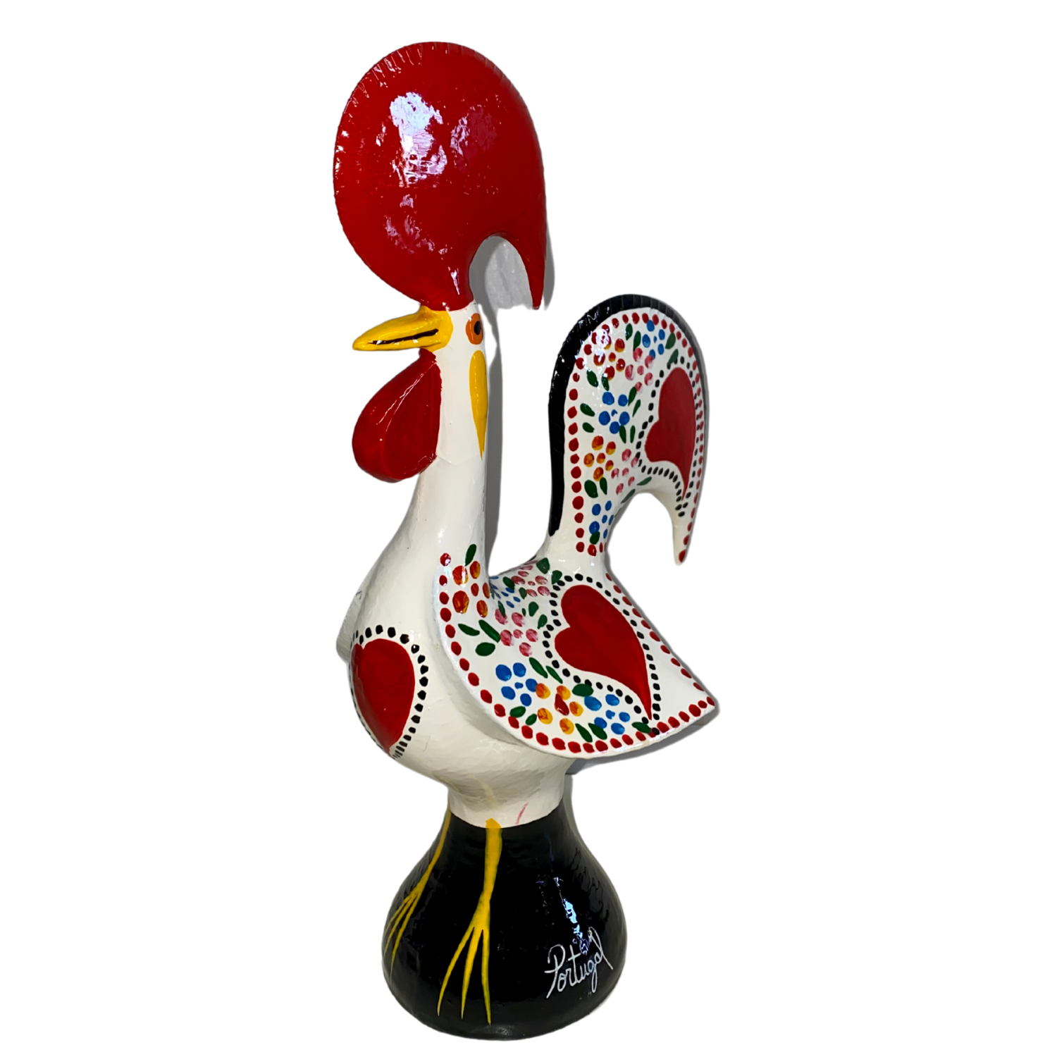 11 inches Galo Barcelos Hand-crafted Metal Rooster.