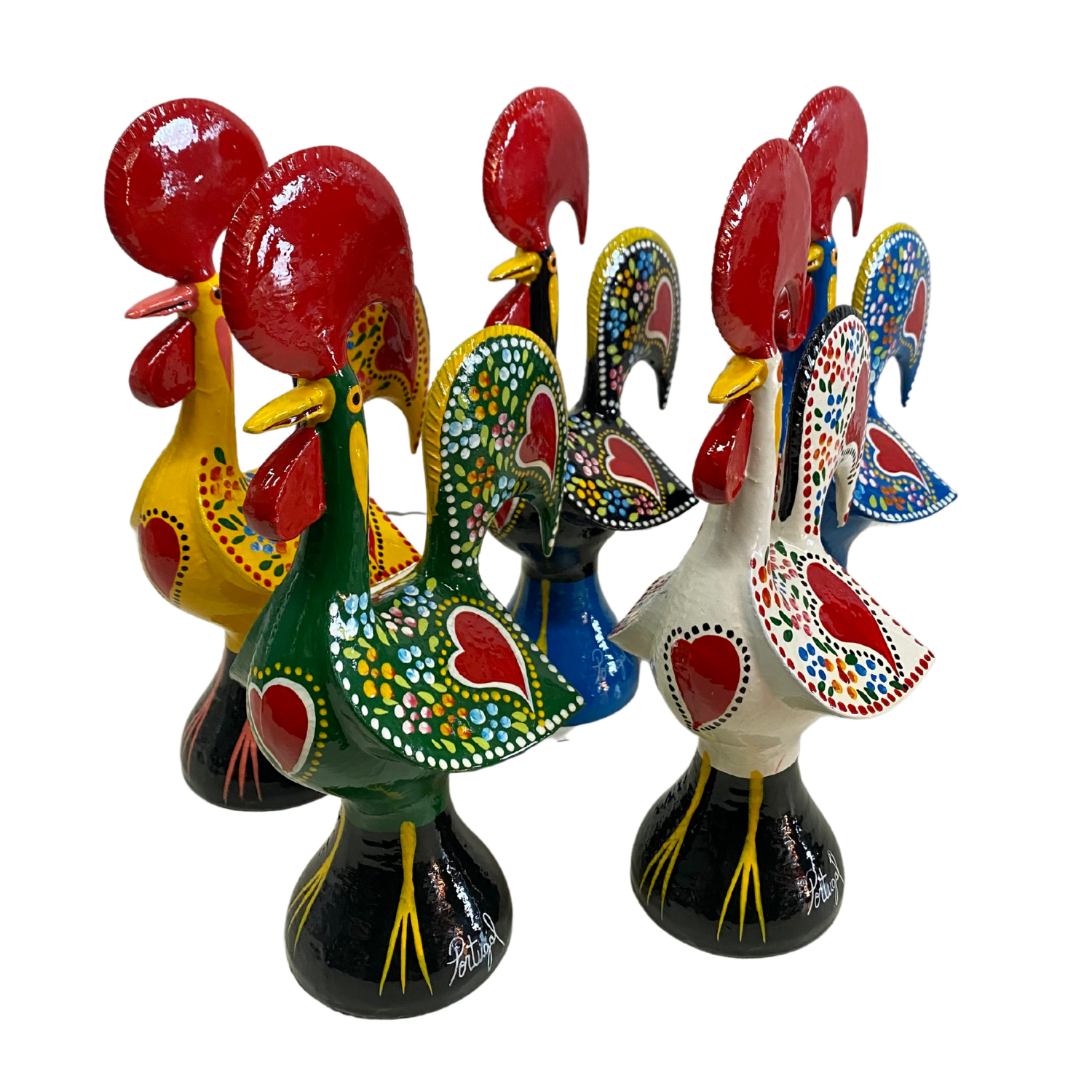 11 inches Galo Barcelos Hand-crafted Metal Rooster.