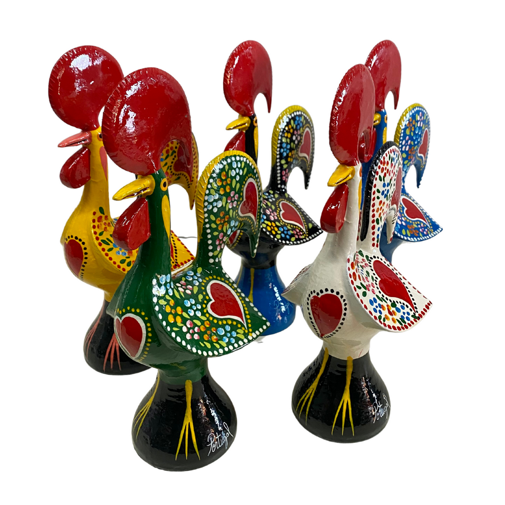 11 inches Galo Barcelos Hand-crafted Metal Rooster.