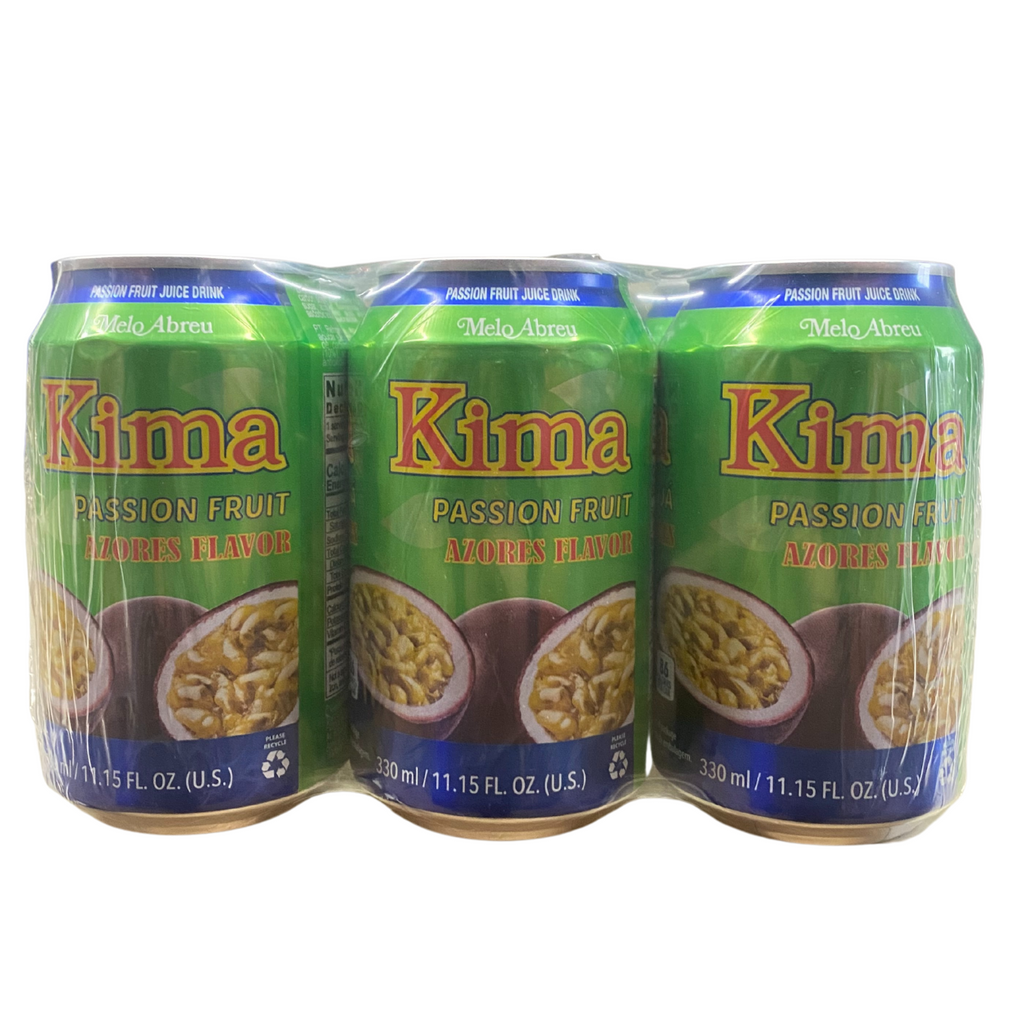Kima Passion Fruit Cans - 6 Pack