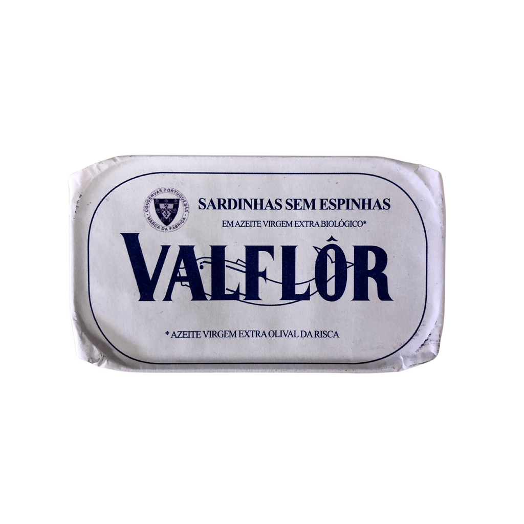 Valflor Skinless and Boneless Sardines in Organic Extra Virgin Olive Oil