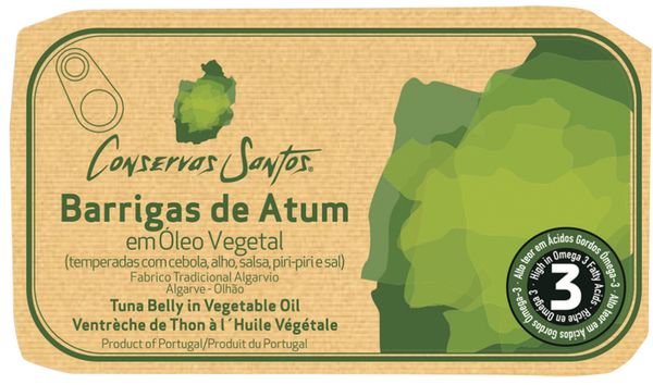 Conservas Santos Tuna Belly in Vegetable Oil
