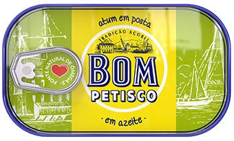Bom Petisco Solid Tuna in Olive Oil - 120g