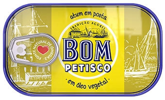 Bom Petisco Solid Tuna in Vegetable Oil - 120g