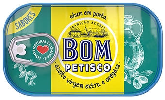 Bom Petisco Solid Tuna in Extra Virgin Olive Oil with Oregano