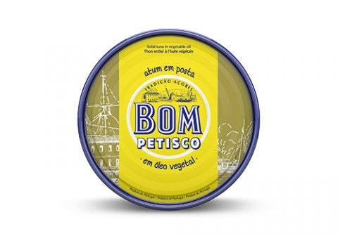 Bom Petisco Solid Tuna Vegetable Oil 200gr
