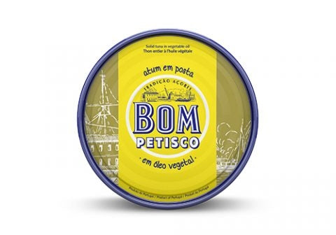 Bom Petisco Solid Tuna in Vegetable Oil - 200g