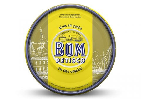 Bom Petisco Solid Tuna Vegetable Oil 385gr