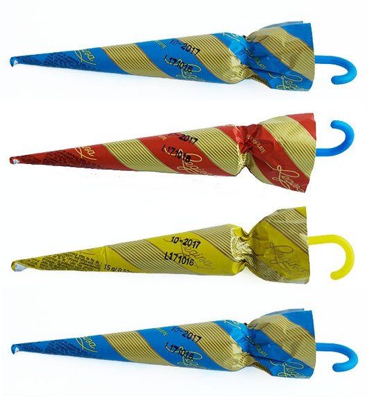 Regina Milk Chocolate Umbrella 4 Pack